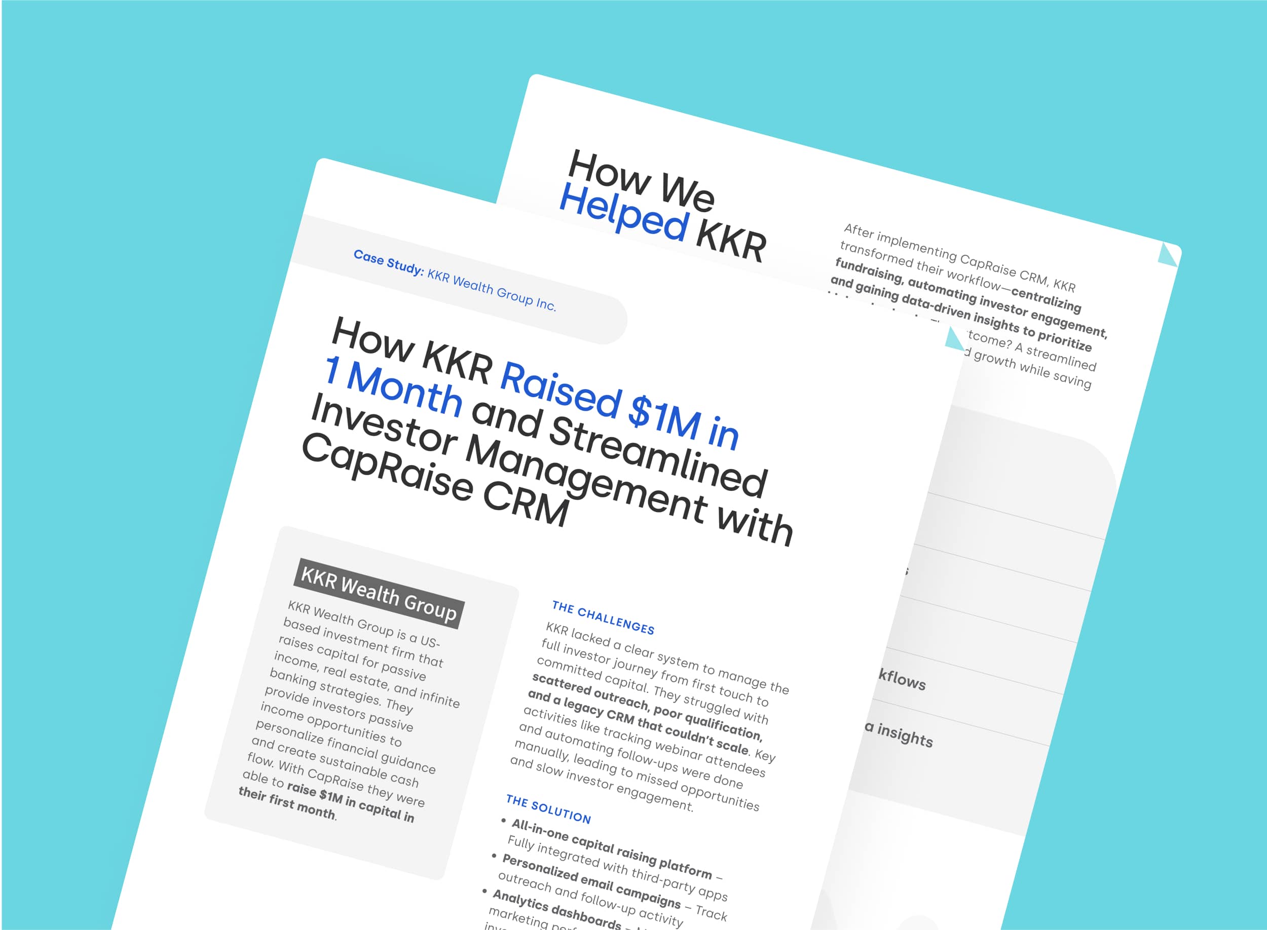 KKR Case Study mockup