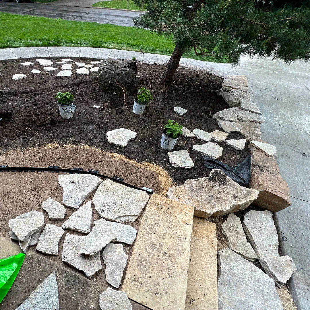 Paver pathway for hardscaping service near me in Saint Louis Park by Sota Landscaping