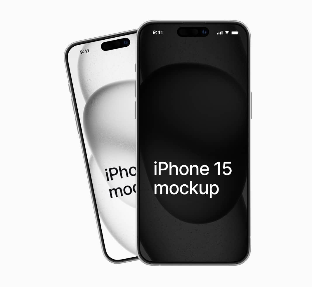 iPhone 15 Pro Max Mockups Image - Portfolix X Webflow Template