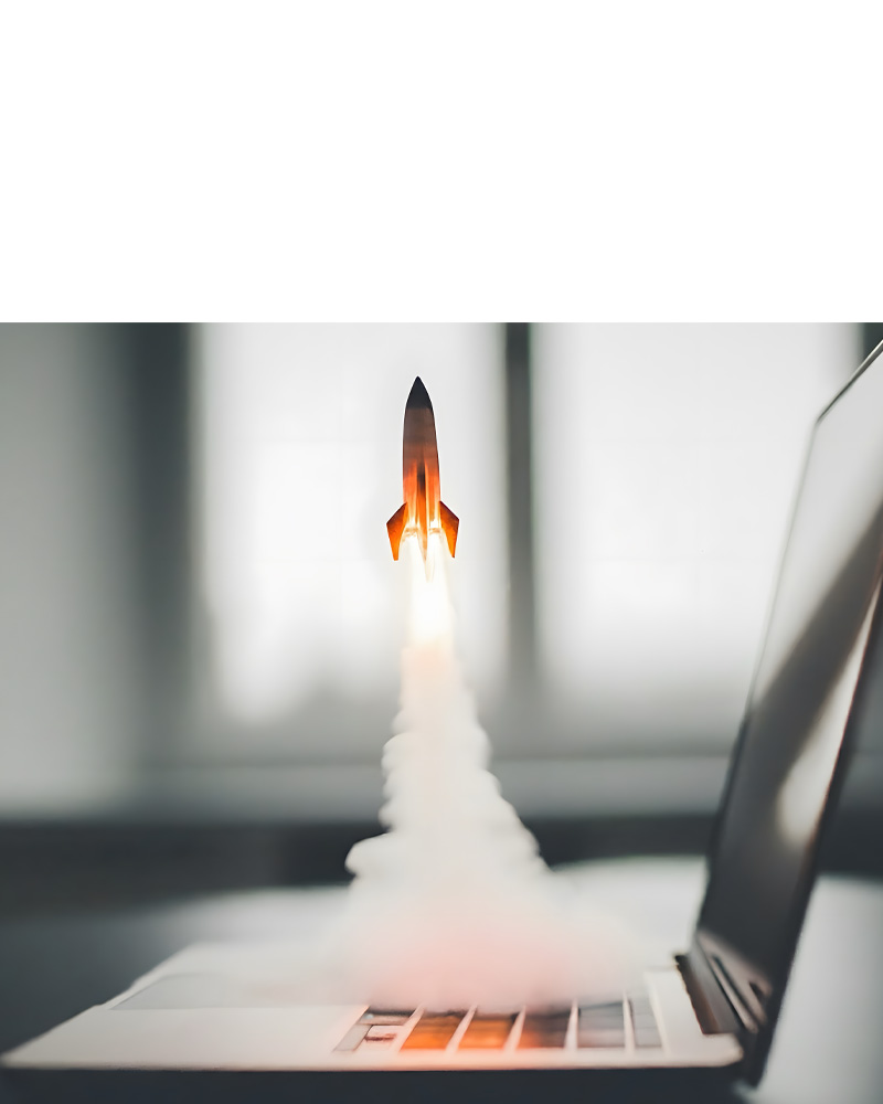 Starter business kit with logo, website mockup and business cards — new start-up support service.