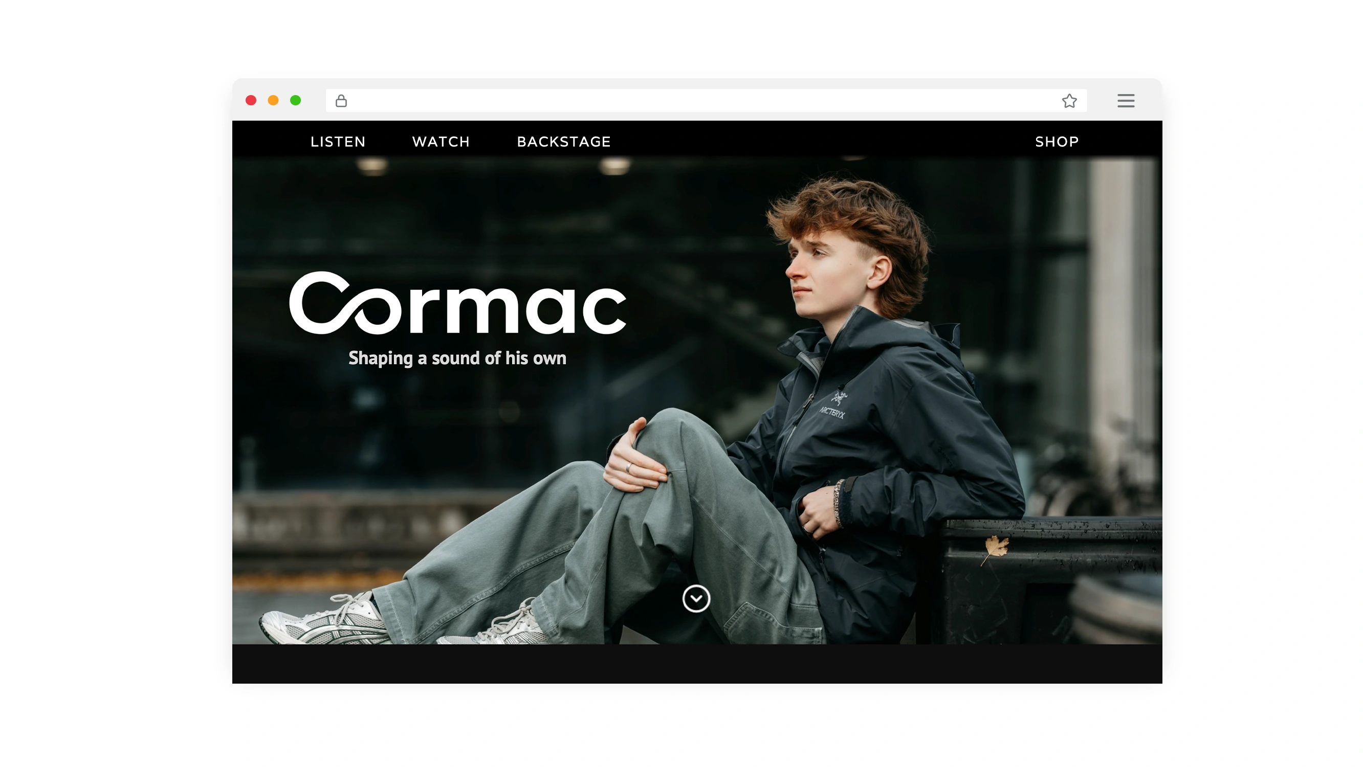 Mockups of the Its Cormac website updates and layout refinements.