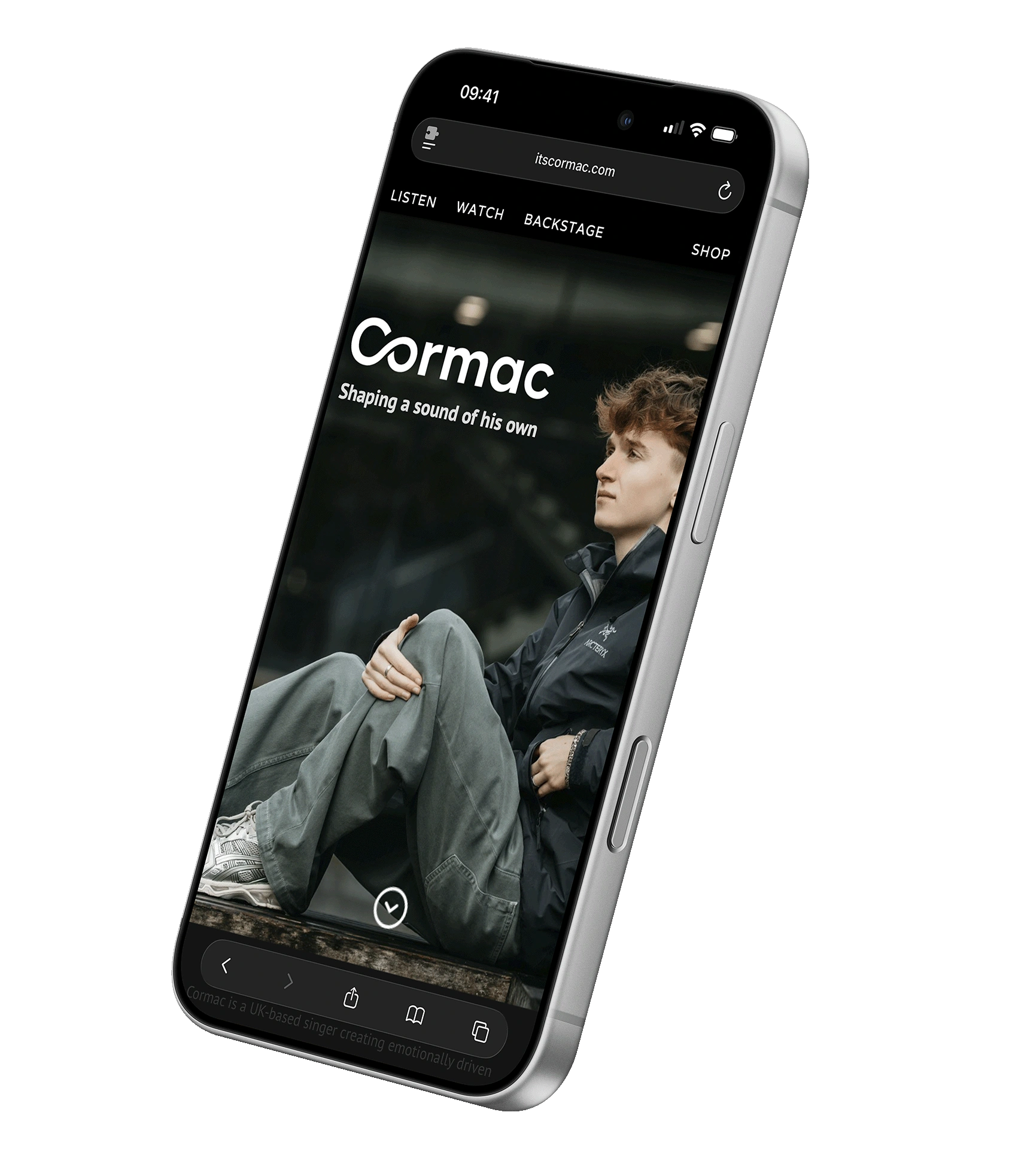Mockups of the Its Cormac website updates and layout refinements.