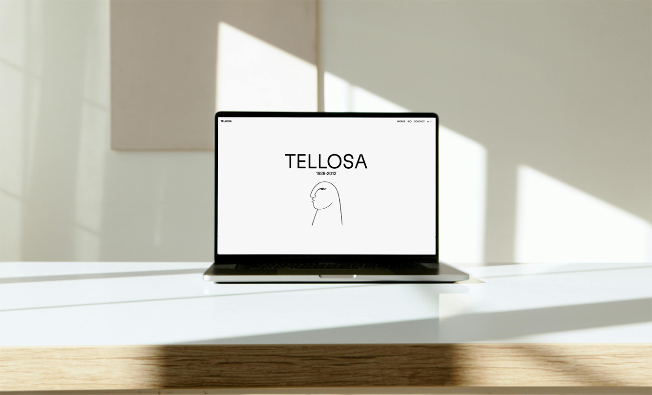 Mockups of the Tellosa website CMS restructuring and multilingual filtering updates.