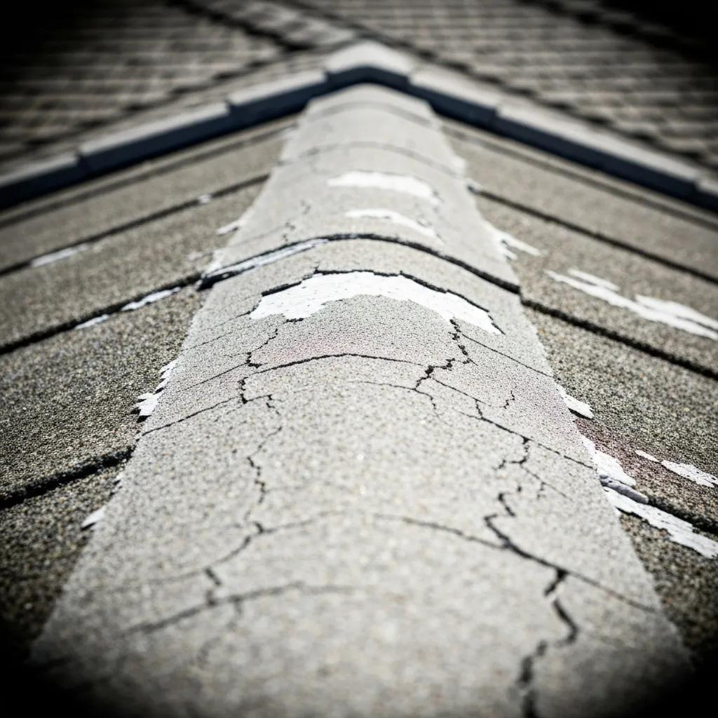 Close-up of a faded roof paint surface showing effects of UV radiation in Adelaide's climate