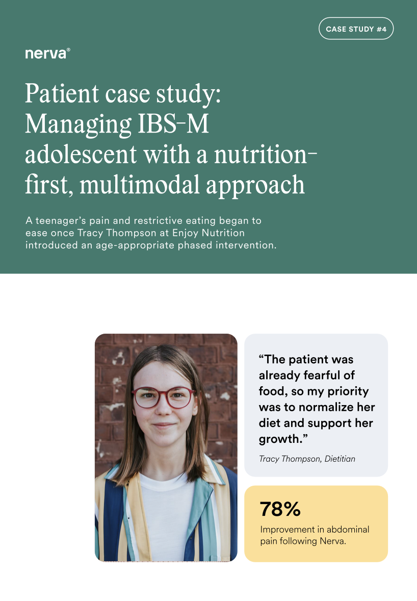 Case Study: Managing IBS-M Adolescent With a Nutrition-First, Multimodal Approach