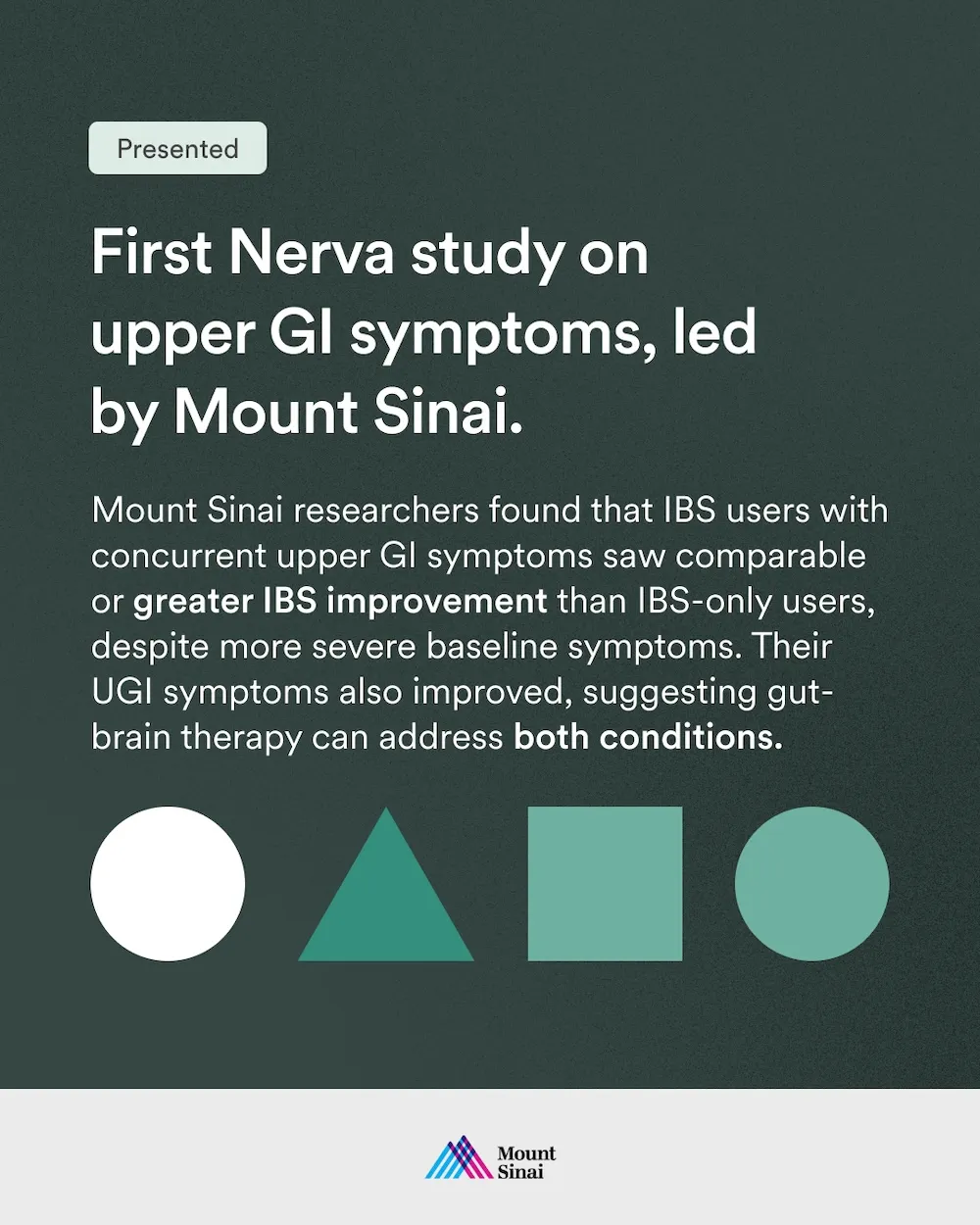 Hypnotherapy for IBS and upper GI symptoms: improvement in both conditions (Mount Sinai Nerva study)