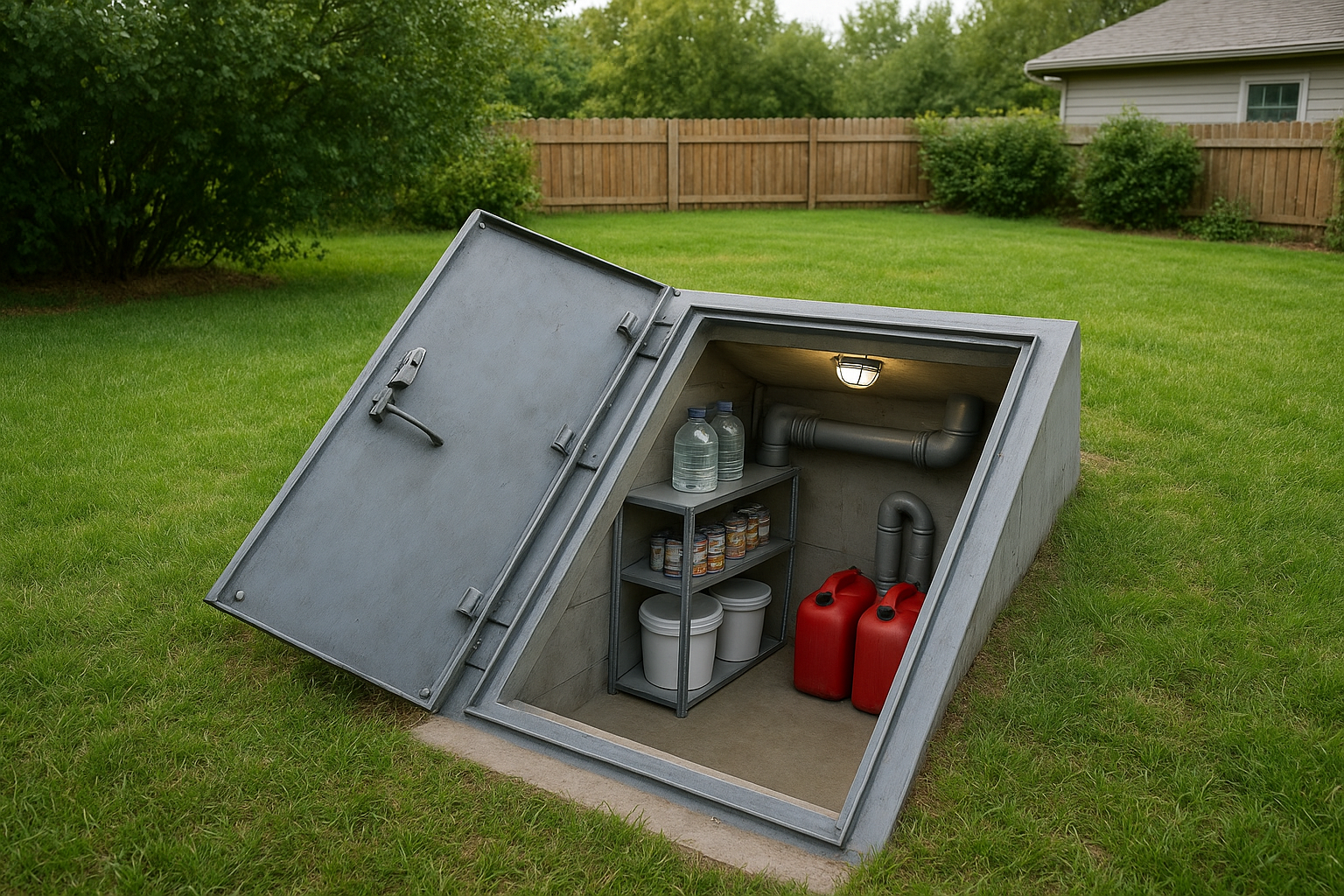 Underground storm cellars