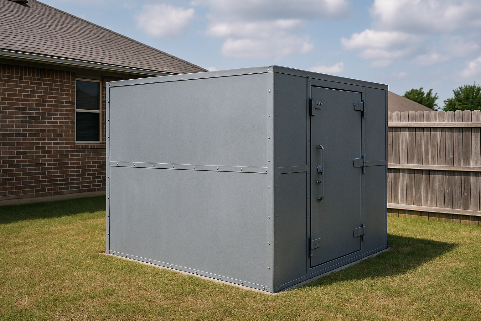 Steel Above Ground Tornado Shelters