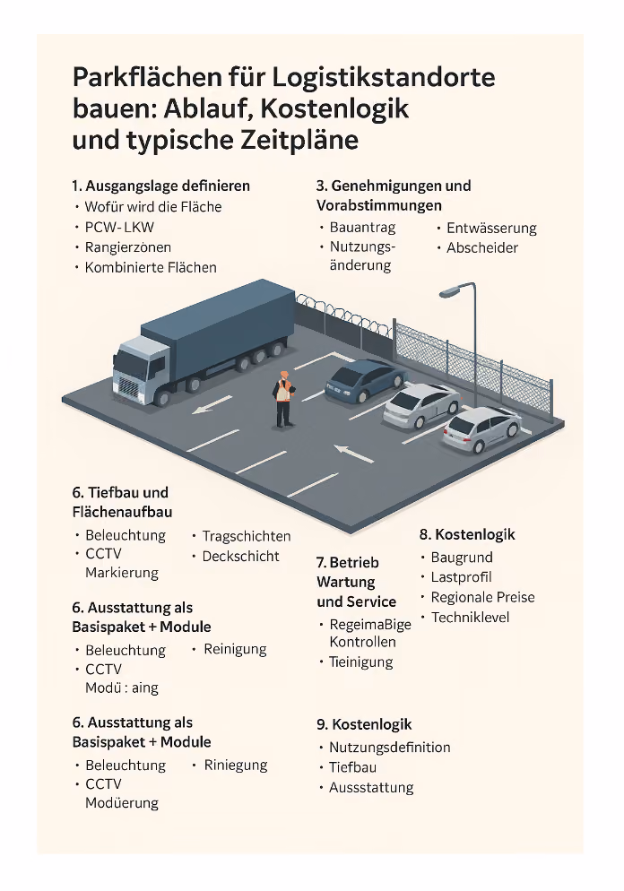 Parkflächen für Logistikstandorte