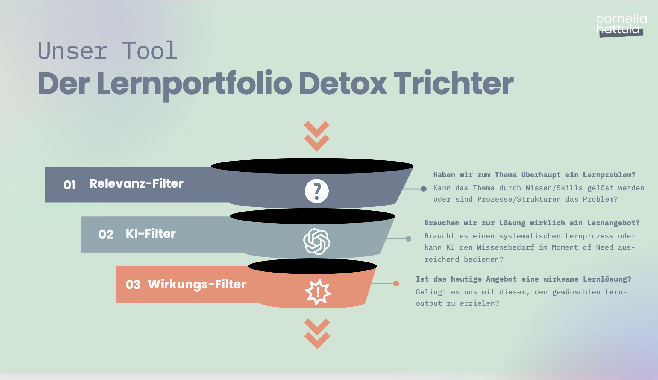 Lernportfolio-Detox-Trichter von Cornelia Hattula
