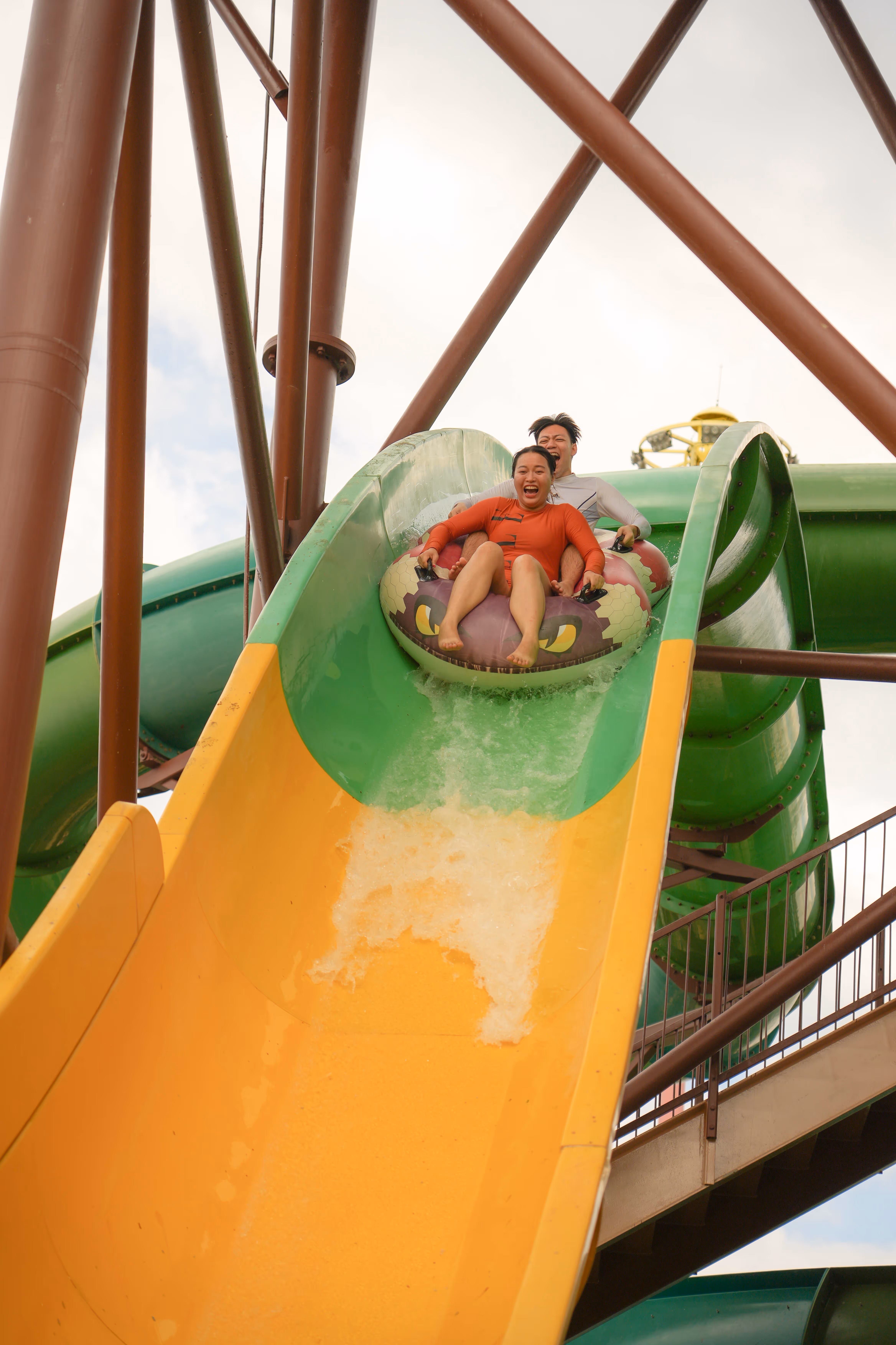 jumanji slide at columbia pictures aquaverse