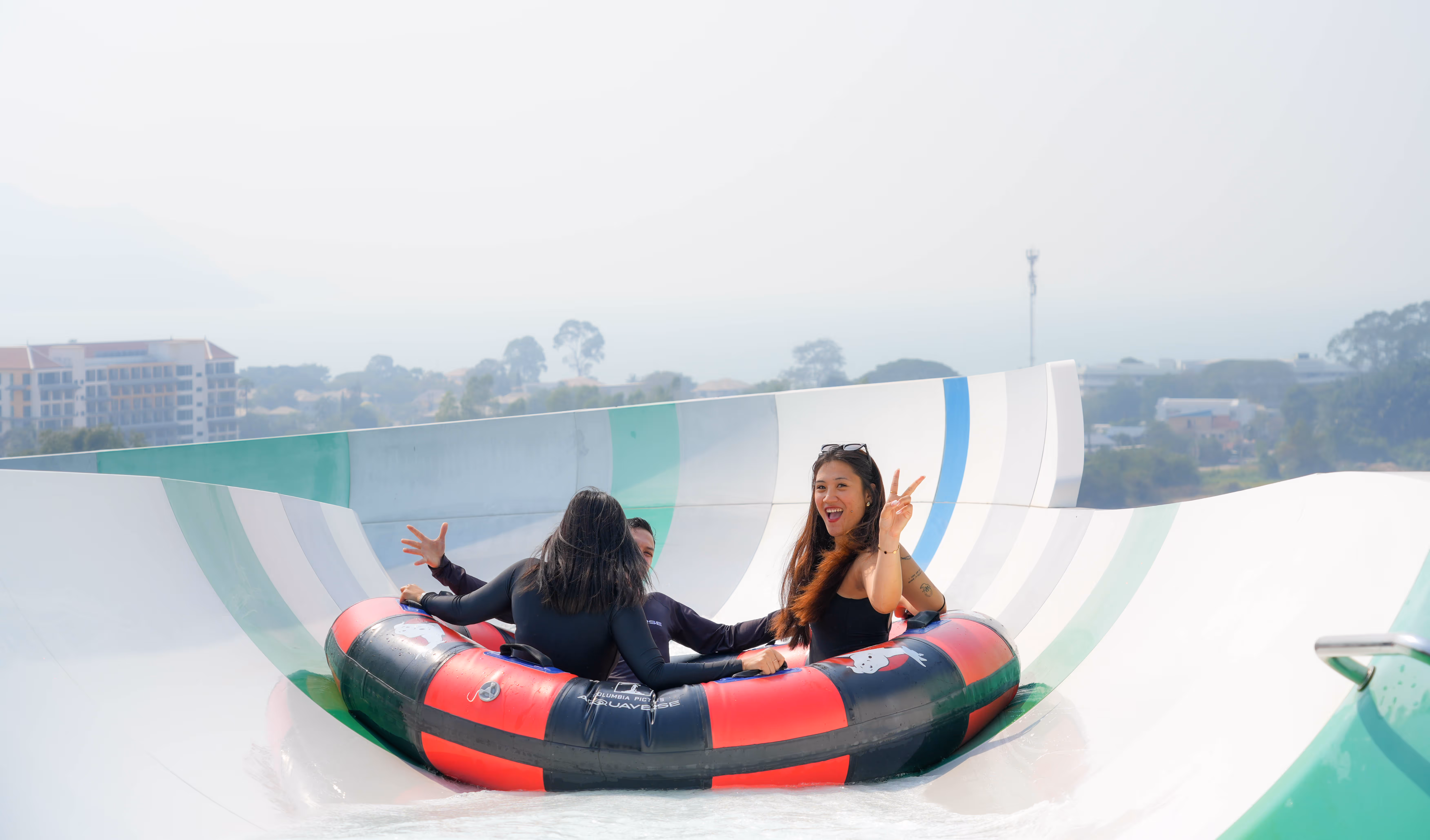 ghostbuster slide at columbia pictures aquaverse