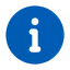 White lowercase “i” inside a blue circle, representing an information icon, set against a dark background.

