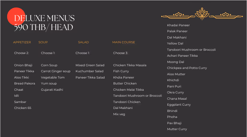 Food Menu