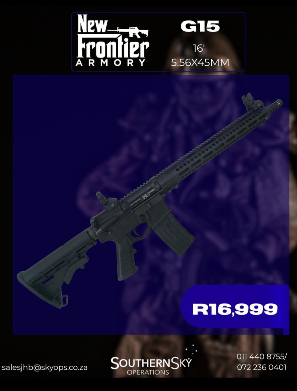 New Frontier Armory AR-15s — 10" & 16" Now In-Stock at Southern Sky Operations (Limited Quantities)