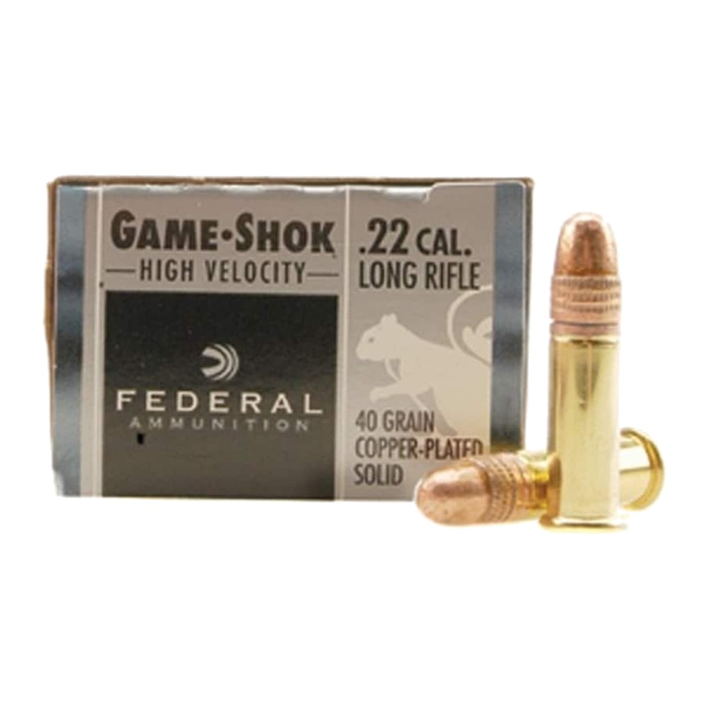 Federal Game-Shok .22 LR HV 40gr Solid (Box of 50)