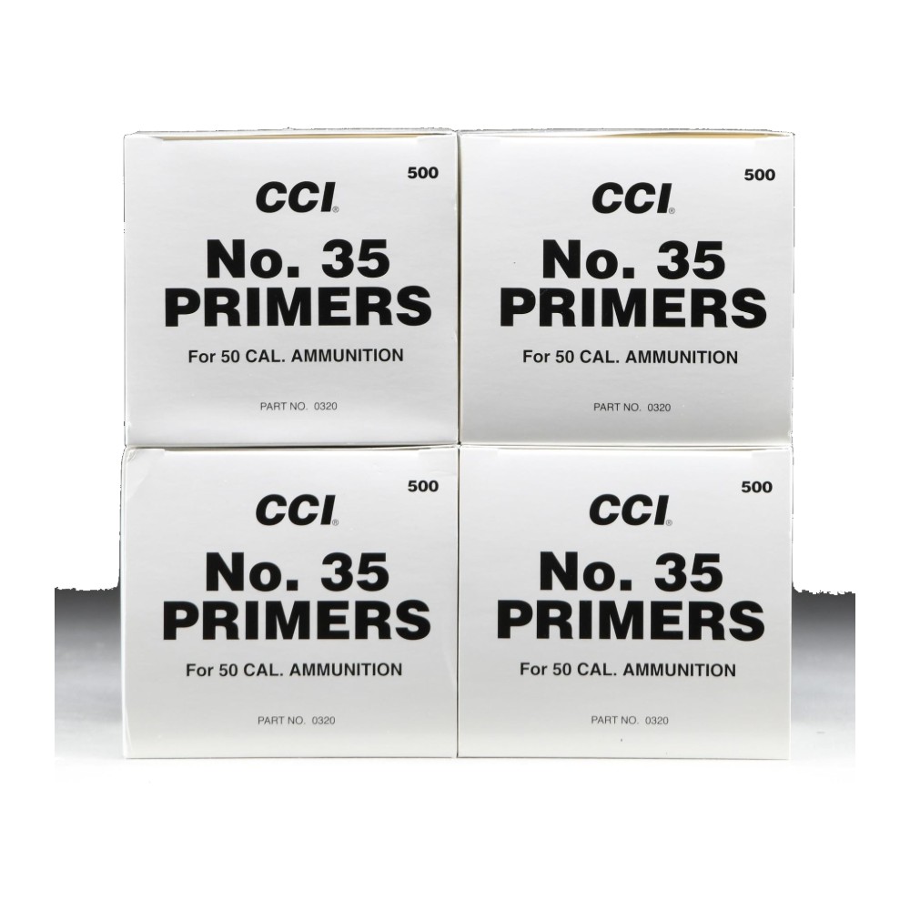 CCI No. 35 NATO .50 BMG Primers (Box of 100)