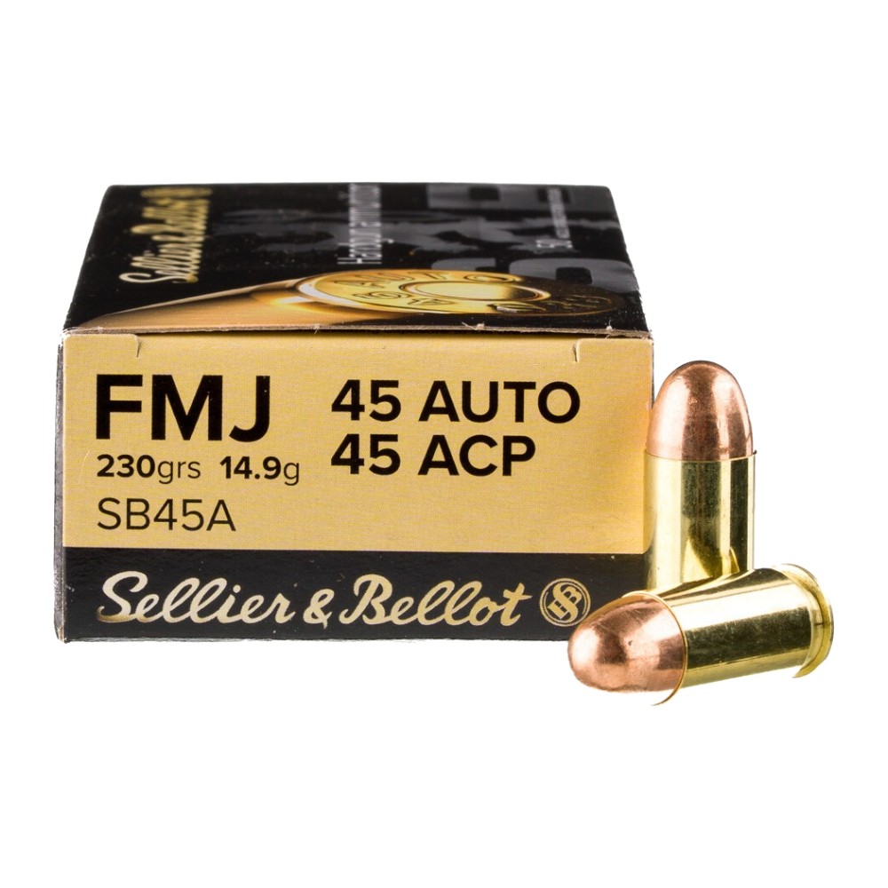 S&B .45 ACP 230gr FMJ (Box of 50)