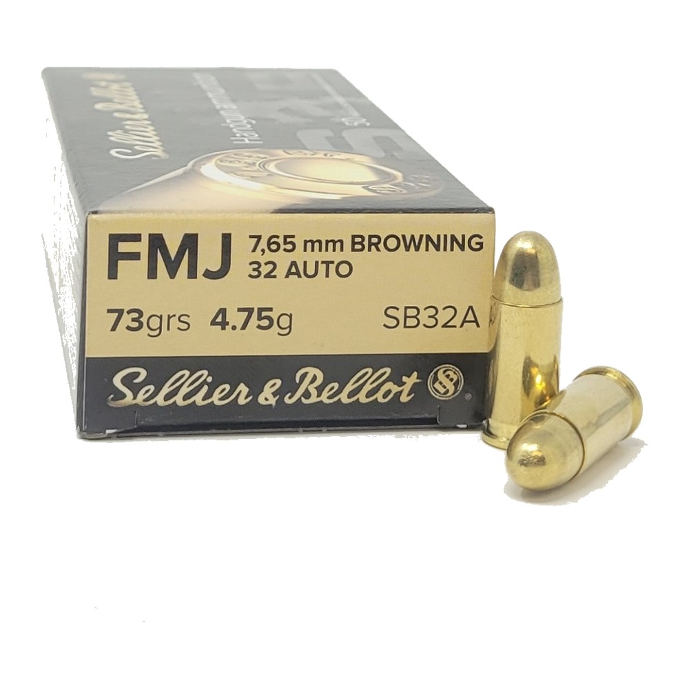 S&B 7.65mm Browning FMJ (Box of 50)