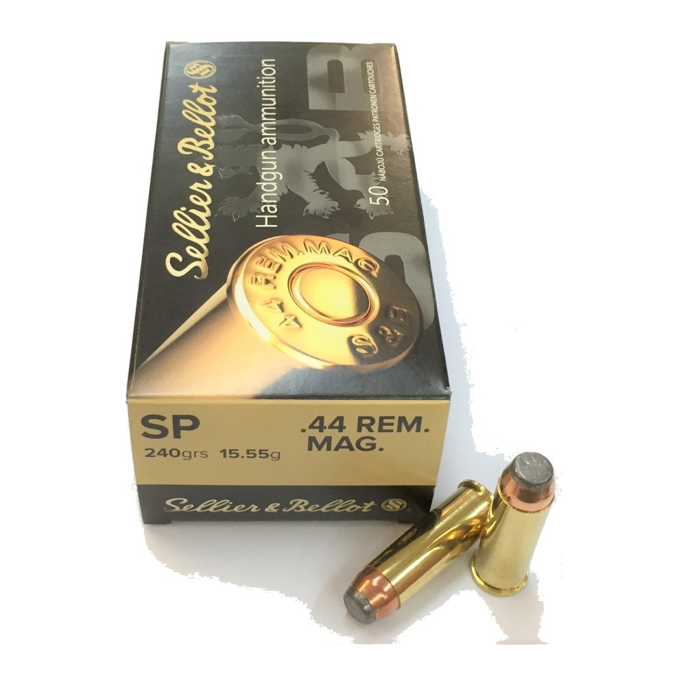 S&B .44 Rem Mag 240gr JSP (Box of 50)