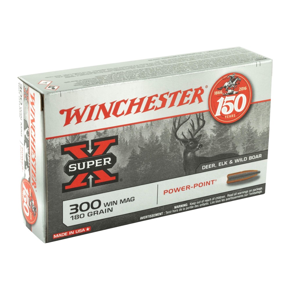 Winchester .300 Win Mag 180gr Power-Point (Box of 20)