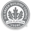 USGBC LEED Platinum certification seal 