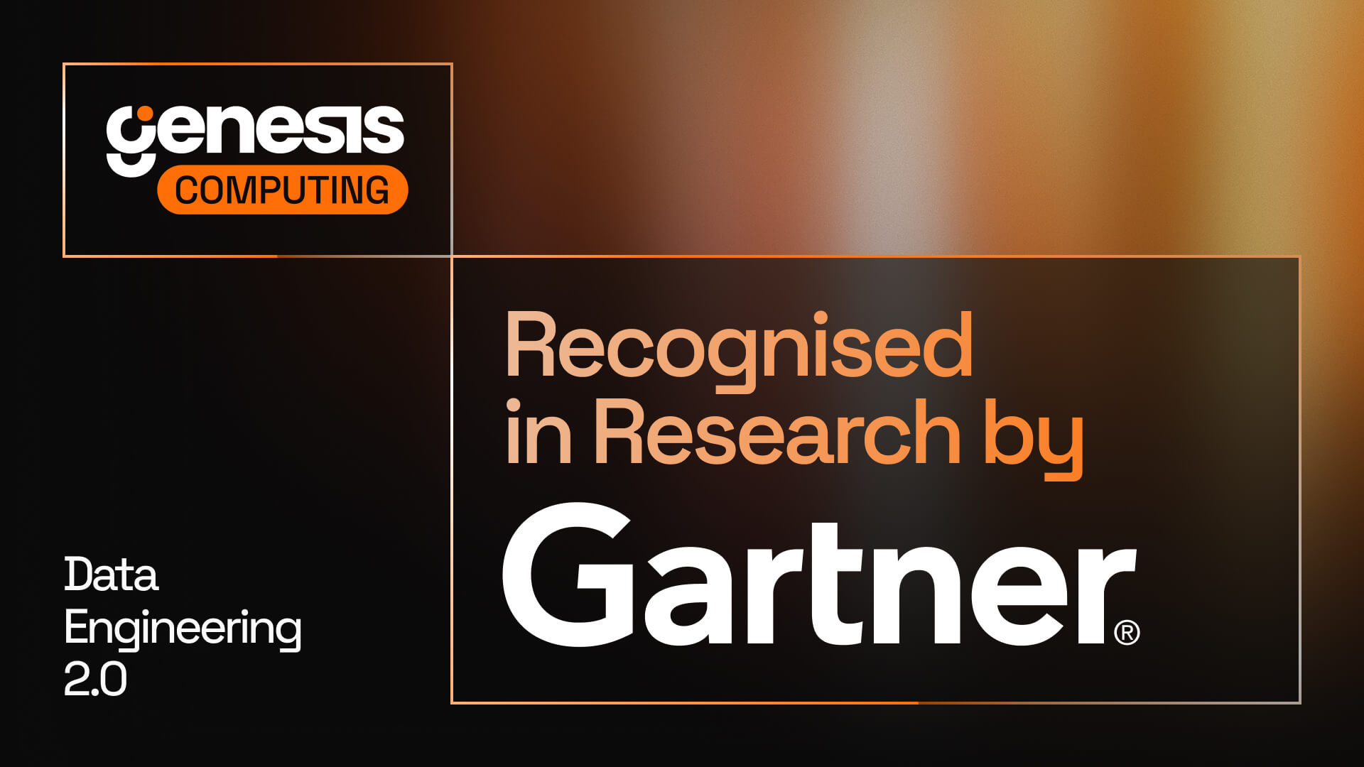 Genesis Computing Recognised in Gartner's "Data Engineering 2.0" Research