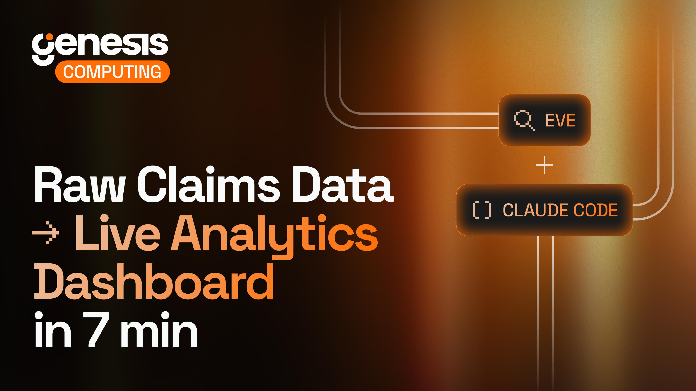 From Raw Claims Data to a Live Analytics Dashboard in 7 Minutes
