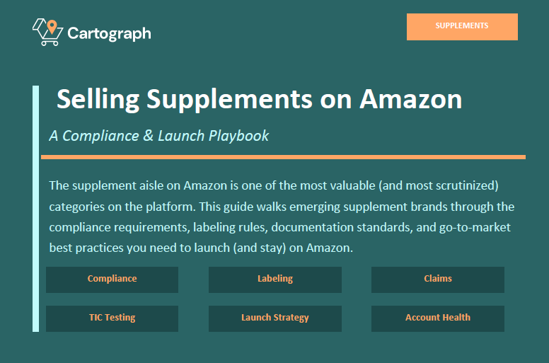 Selling Supplements on Amazon - The Definitive 2026 Guide