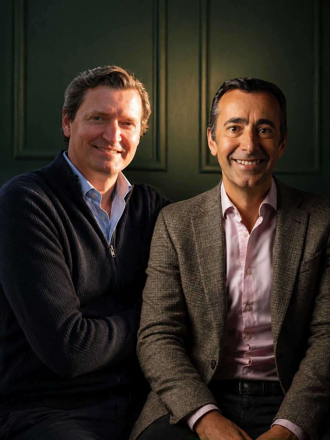Portrait of the co-founders of Domaines & Events