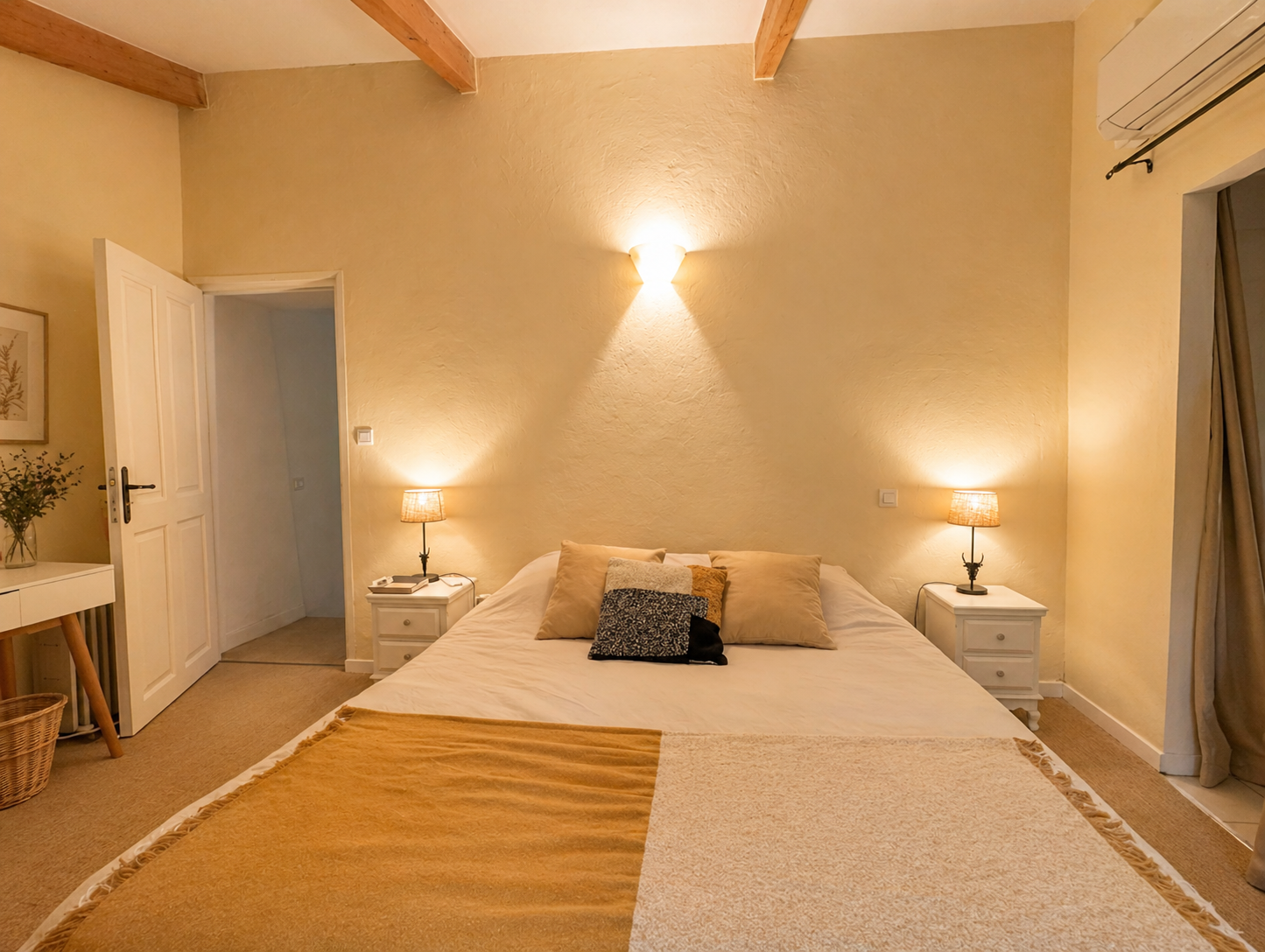 chambre confortable tonnelle