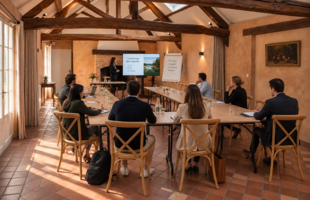 salle mirabelle sous une disposition en U
