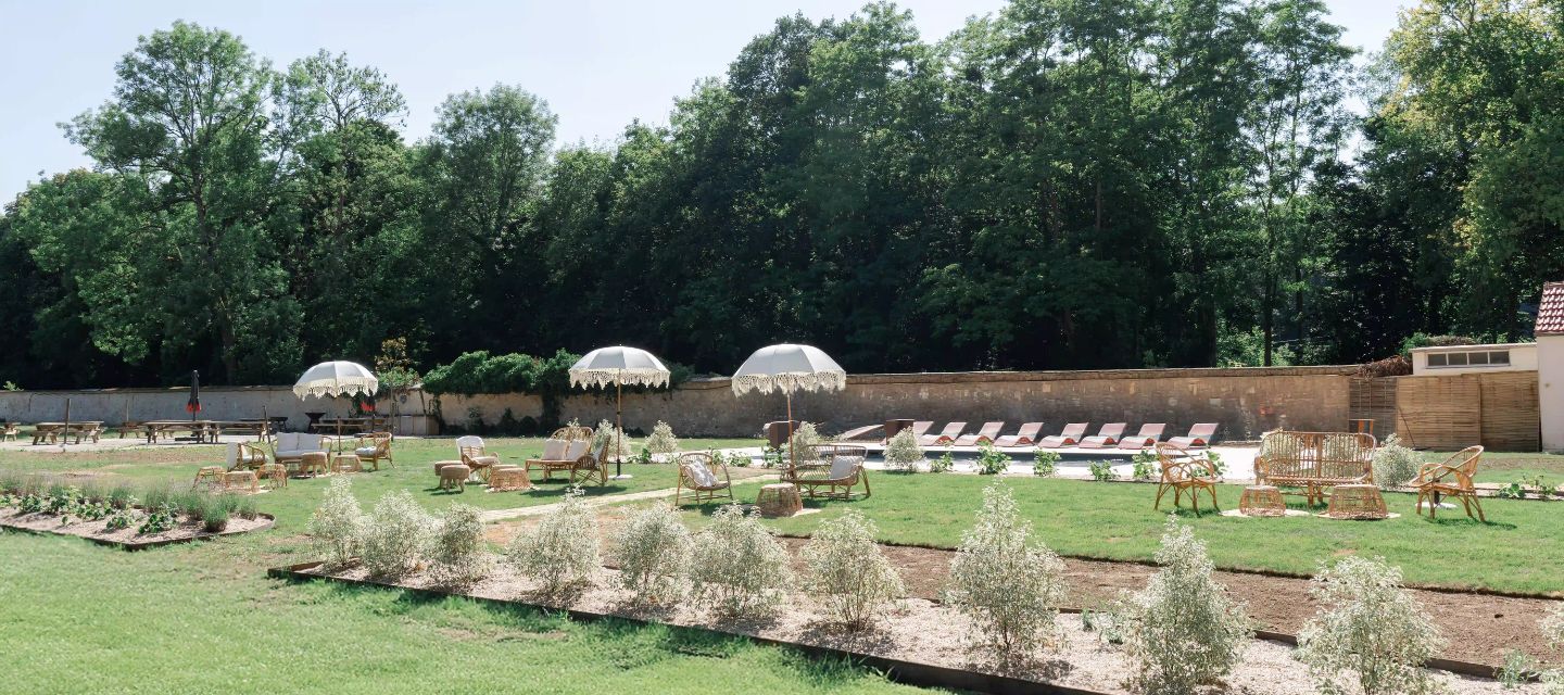Zone de loisirs pour détente et activités au Domaine du Grand Morin.
