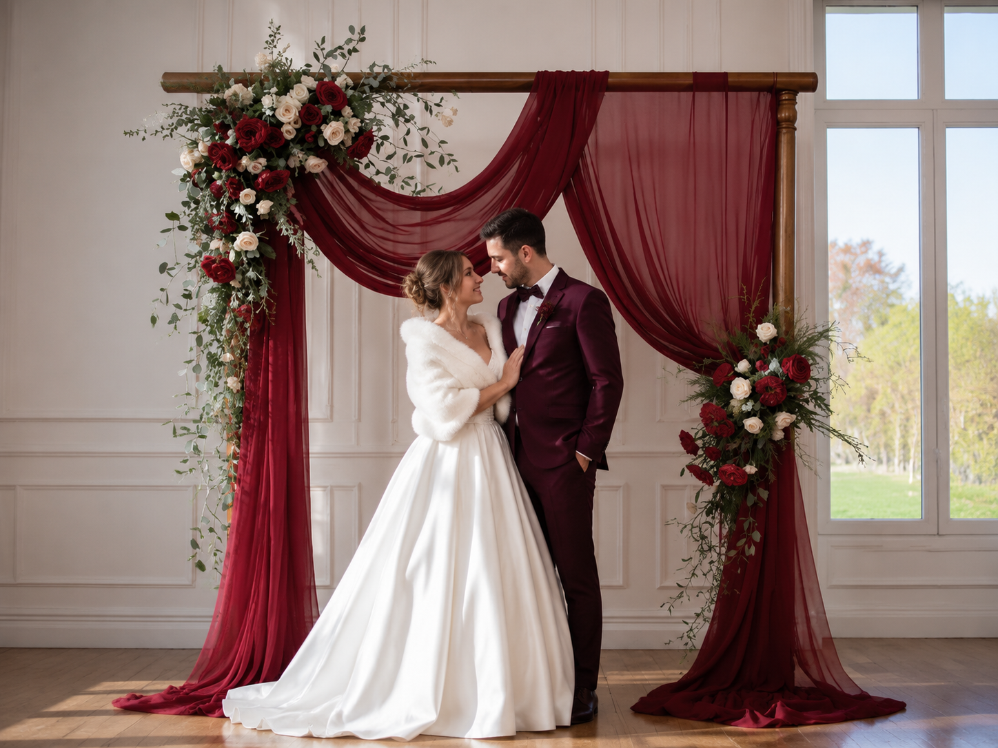 Mariage d'hiver au Domaine du Grand Morin