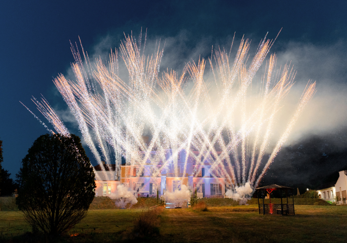 Domaine du Grand Morin wedding evening.