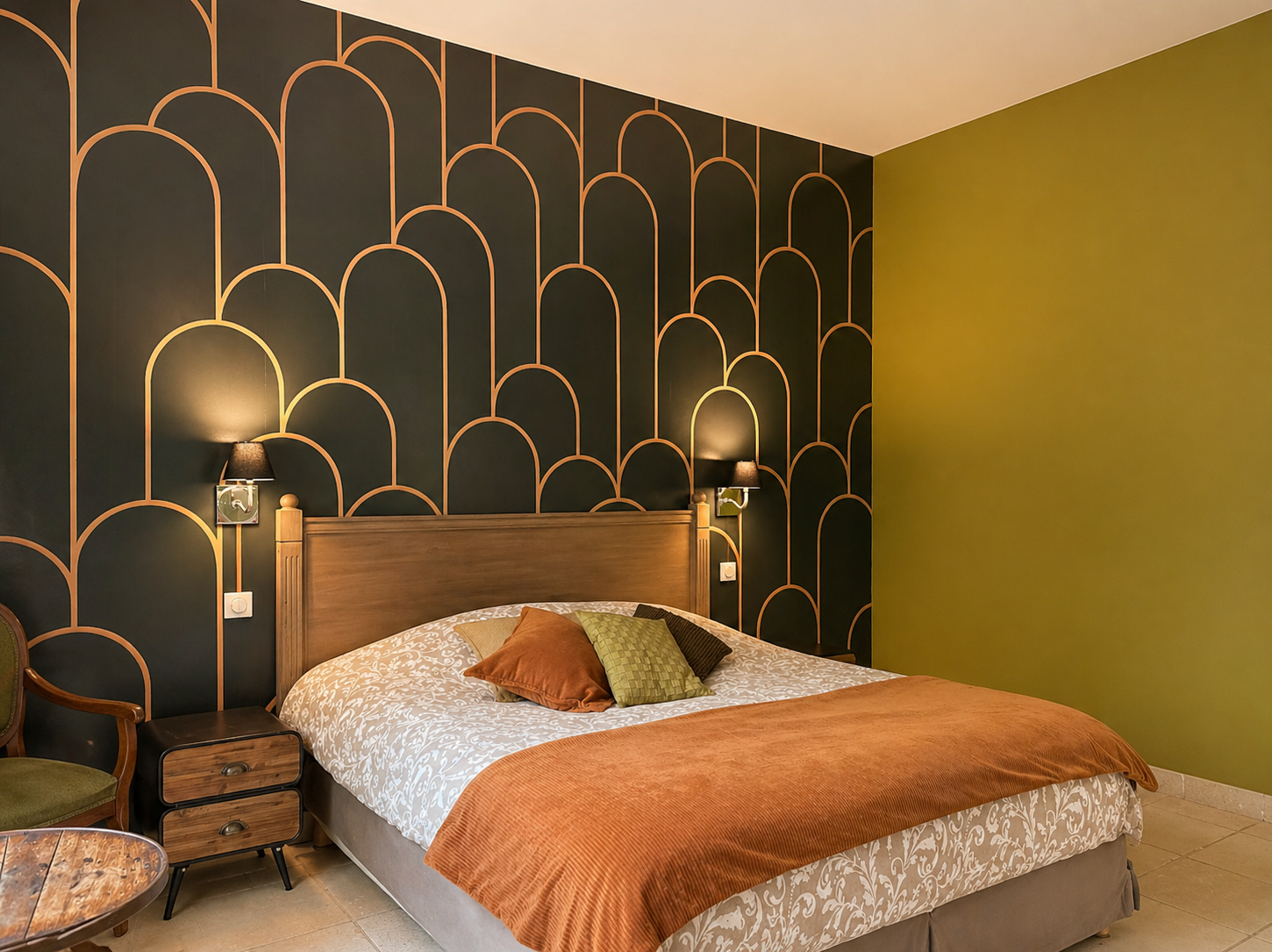 chambre confortable maison tonnelle