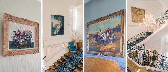 Les oeuvres d'art au domaine d'Aveny Vexin seminaire mariage séjour
