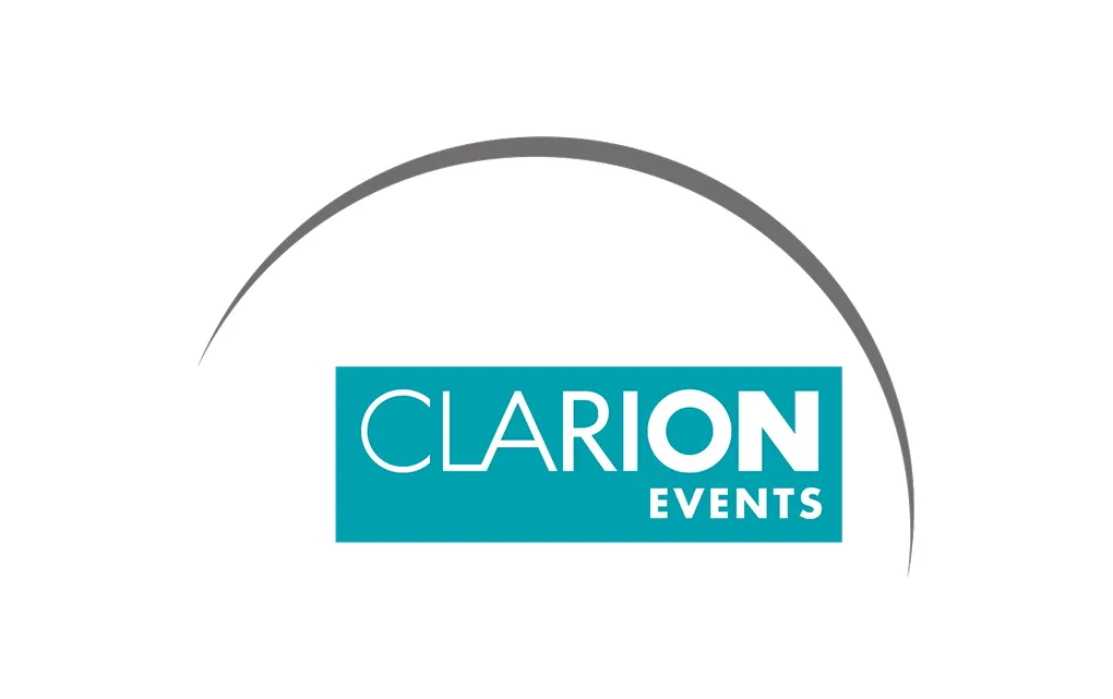 A picture of CLARION EVENTS logo.