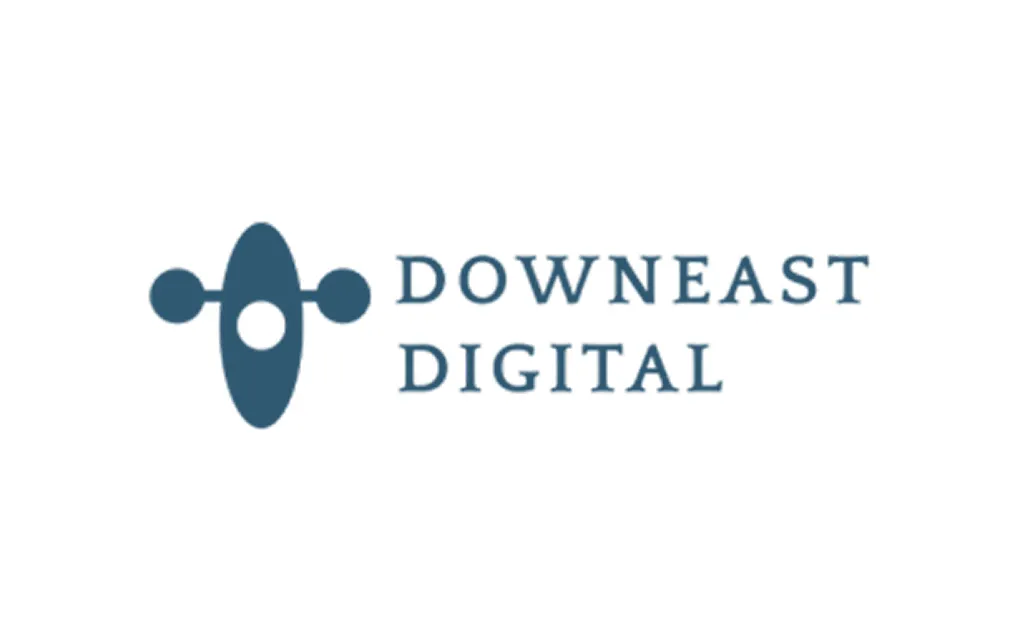 A picture of DOWNEAST DIGITAL logo.