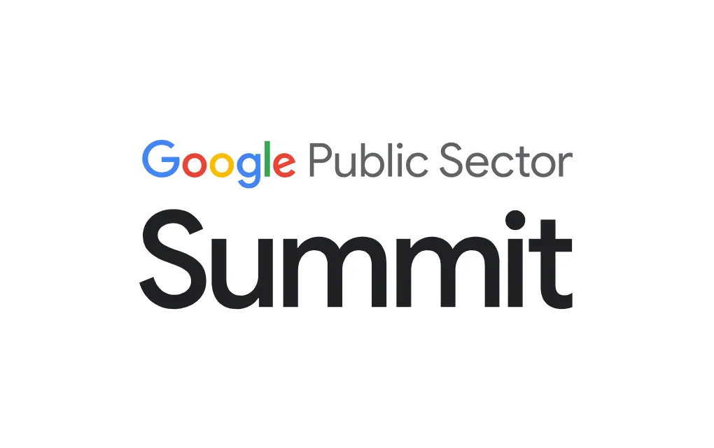 A picture of Google Public Sector Summit logo.