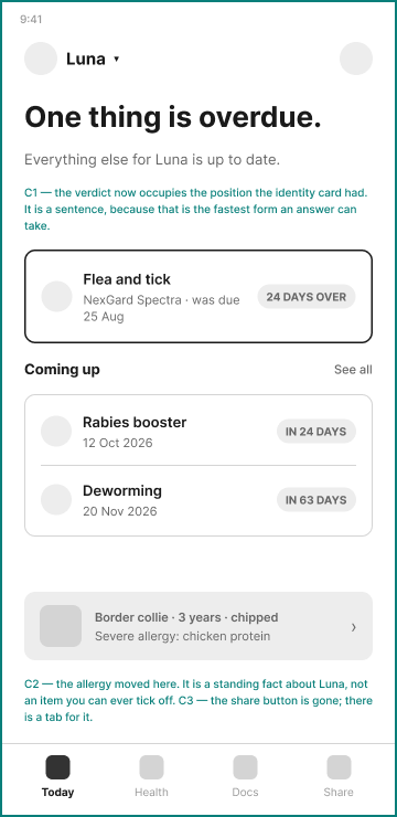 Wireframe, after the collapse