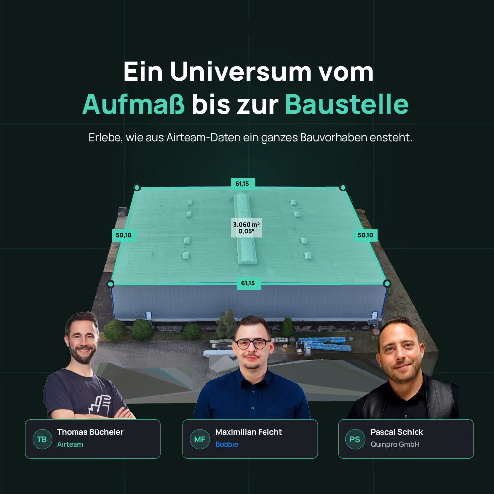 Das Team von Airteam bespricht die Anforderungen eurer Planungsdaten