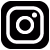 Instagram logo icon in white on black background.