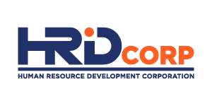 Logo of Human Resource Development Corporation with bold letters HRD and CORP.