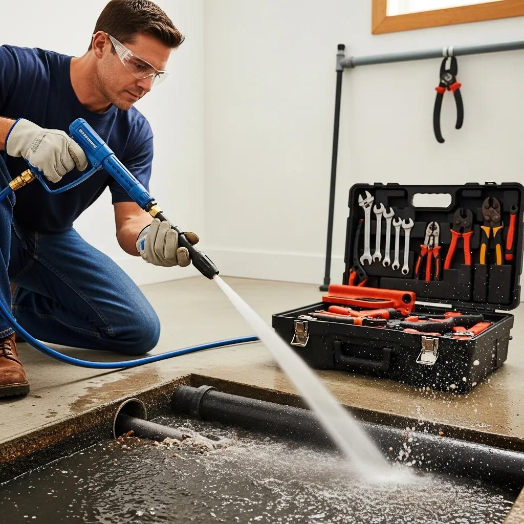 Hydro Jetting vs. Snaking for Drain Cleaning