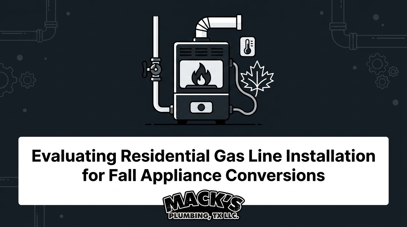 Evaluating Residential Gas Line Installation for Fall Appliance Conversions