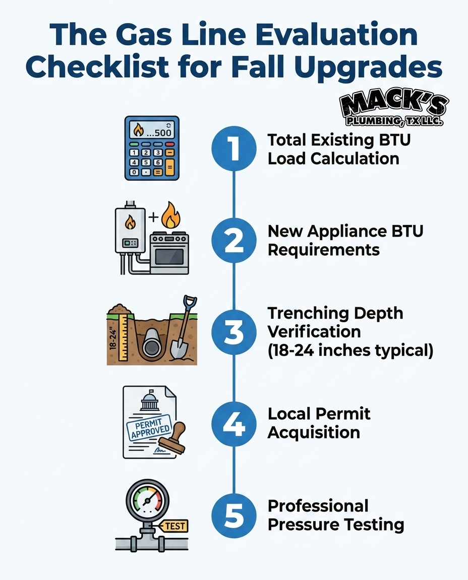 The Gas Line Evaluation Checklist for Fall Upgrades