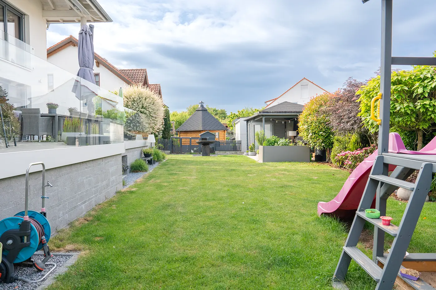 Garten eines Frankenhauses