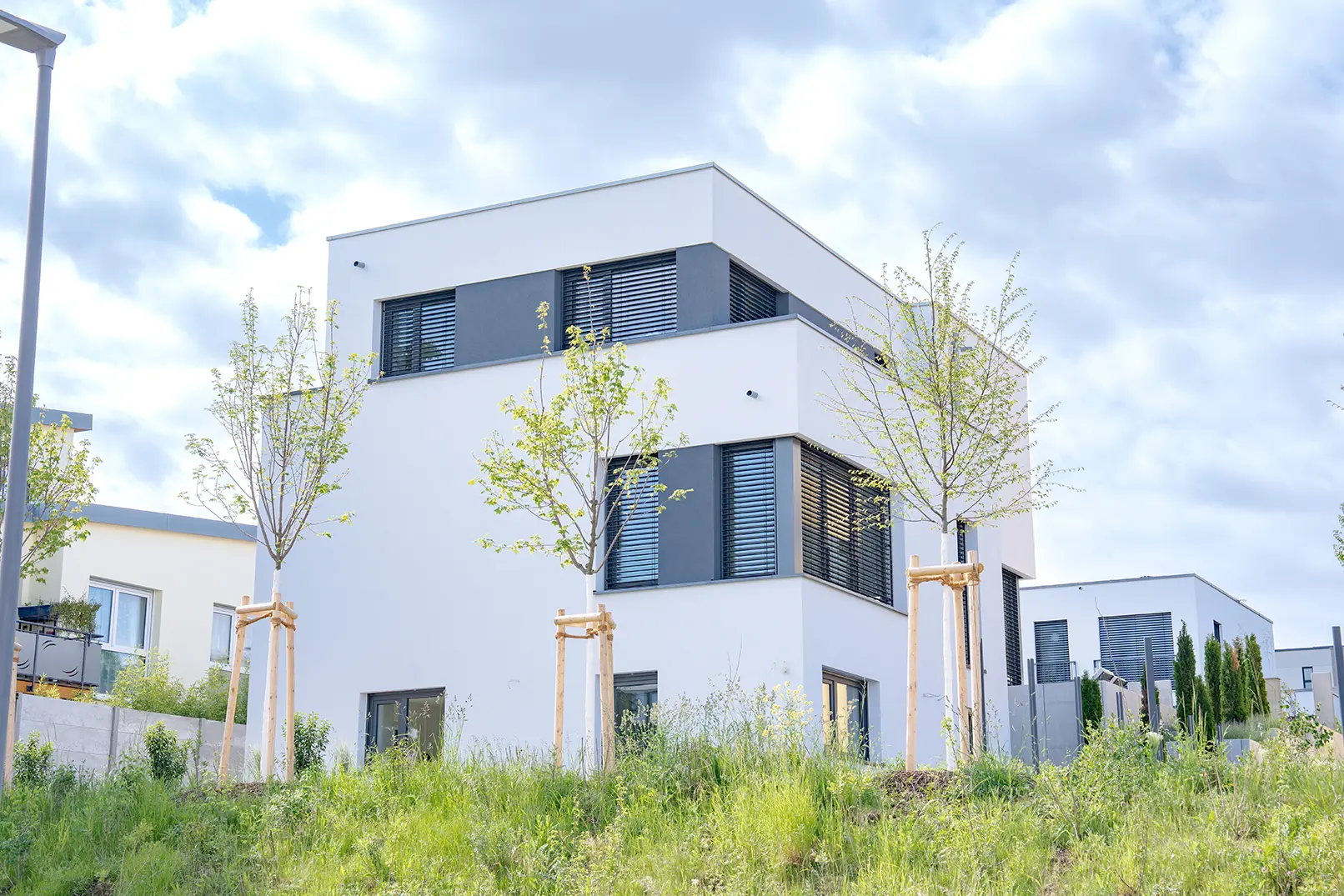 Hinterseite eines Frankenhauses