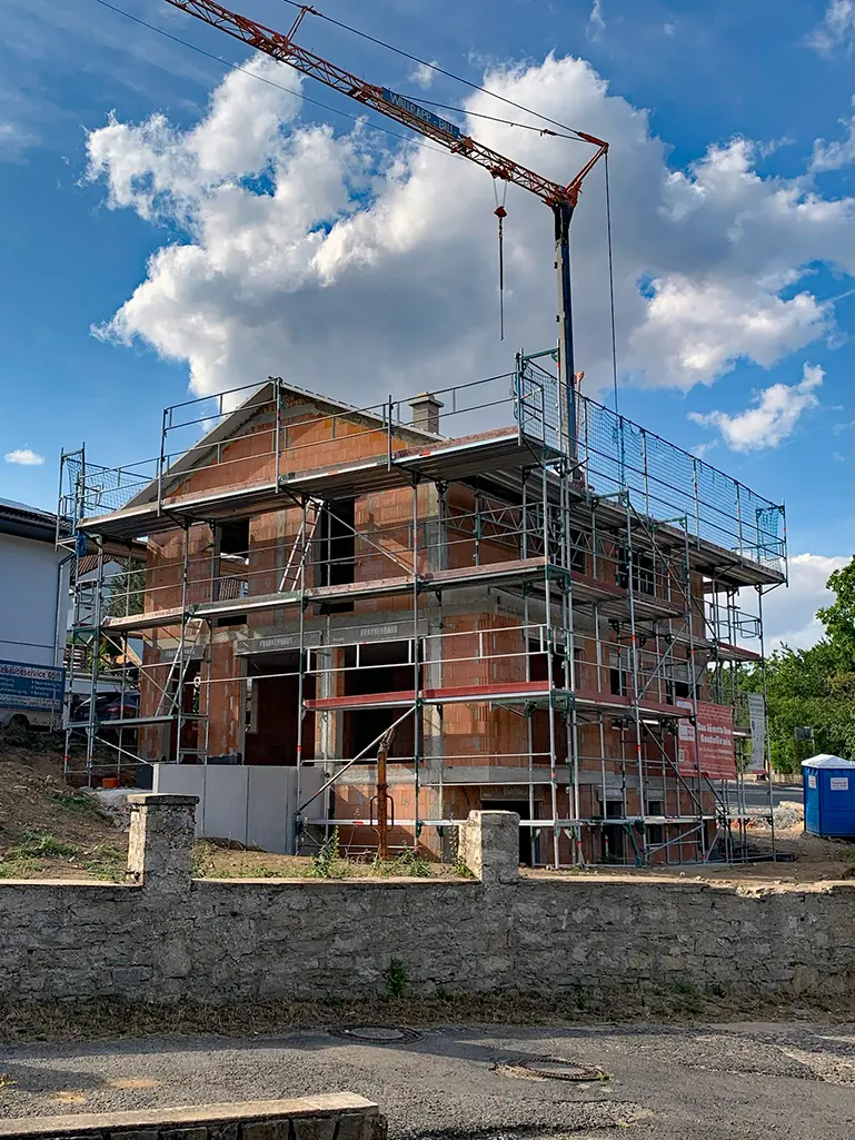 Frankenhaus im Bauprozess